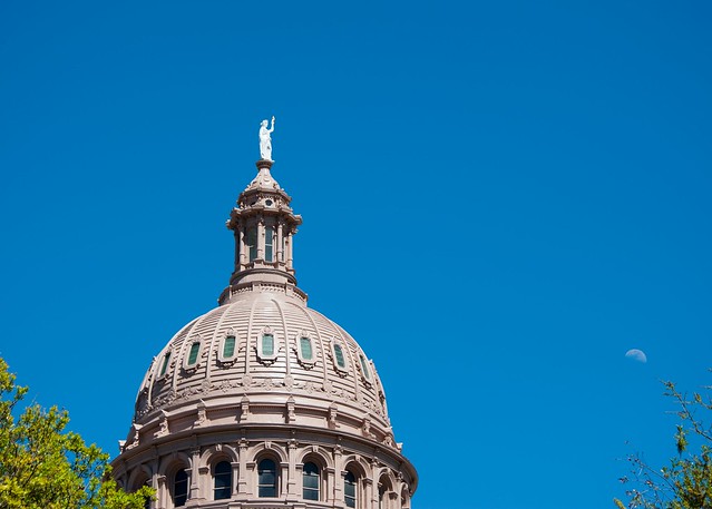 Texas State Capitol - The Goddess of Liberty and the Moon