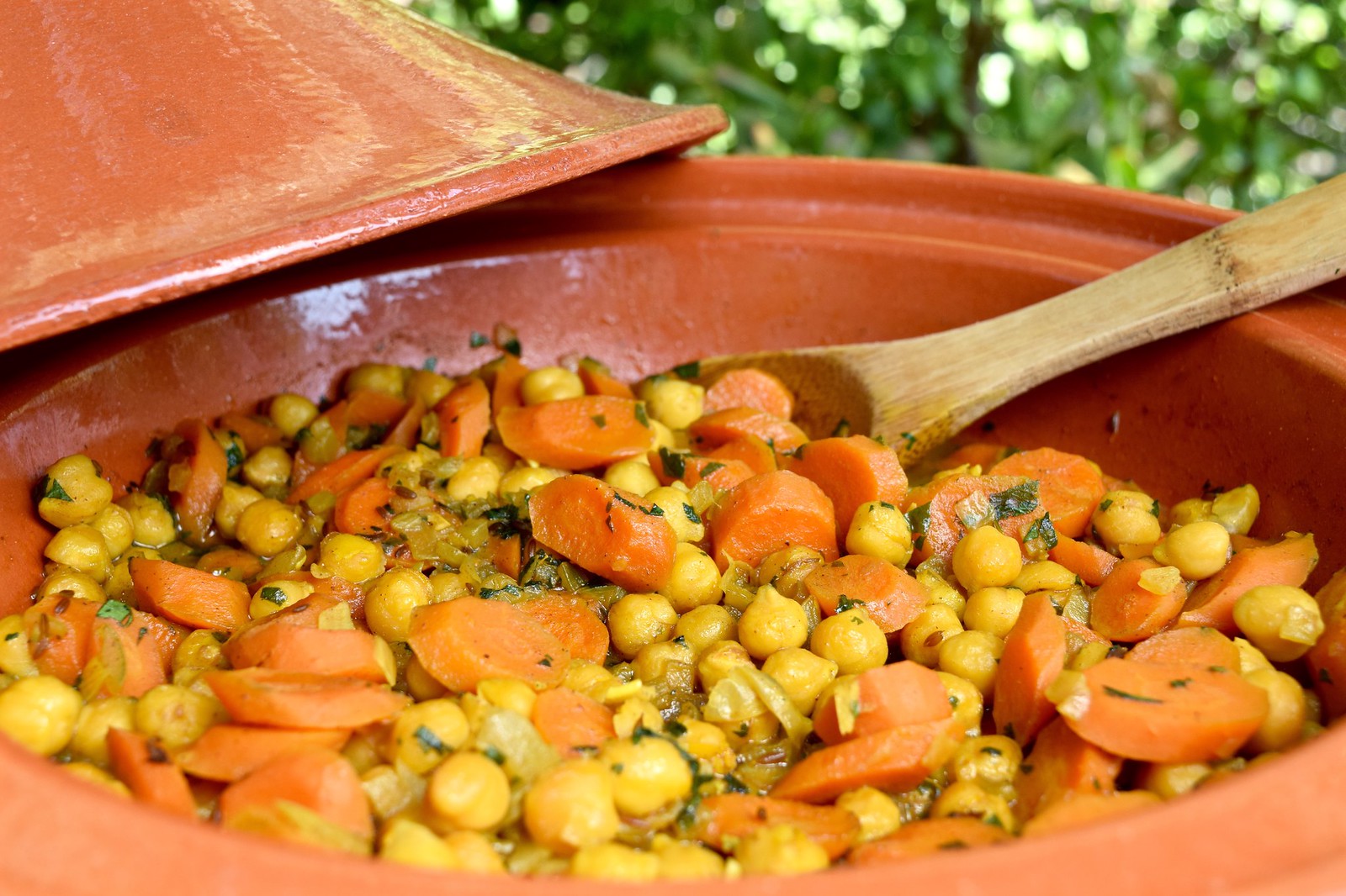 carrot and chickpea tagine