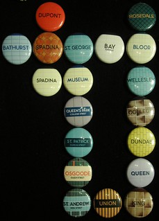 toronto subway buttons ~ downtown | by striatic