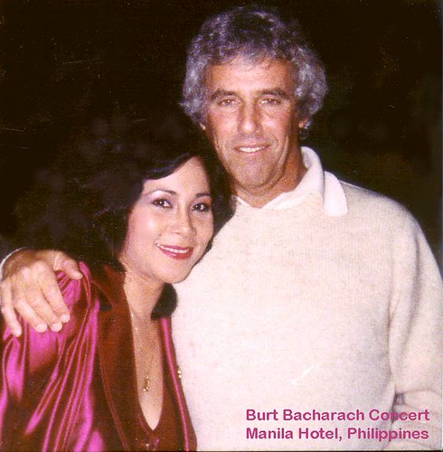 Burt Bacharach, Manila Hotel After Concert Party with Amapola