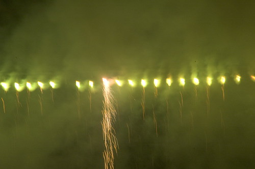 Fireworks in Ome | by petitshoo