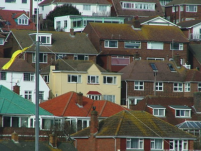 A row of houses.