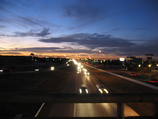 Sunset traffic