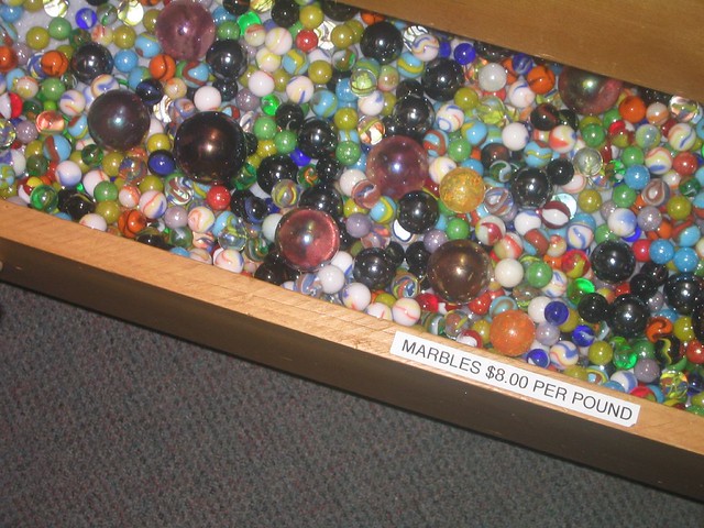 Marbles in Cambria Gift Store
