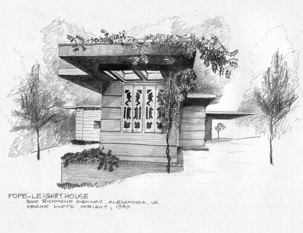 Pope Leighey House | Alexandria, VA. Frank Lloyd Wright. 194 ...
