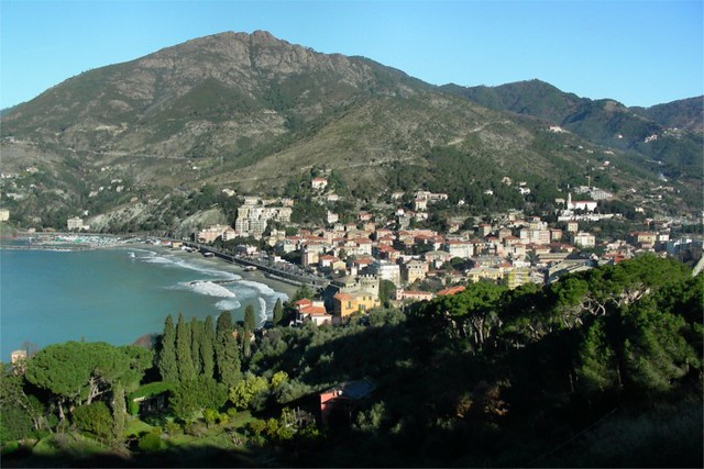 A view of Levanto, Liguria - Italy