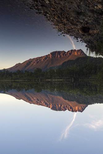 mountain lake reflection mirror australia tasmania tullah westcoasttasmania lakerosebery mtmurchison olympusomdem5 1240mmf28