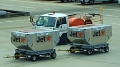 Jetstar baggage containers, Brisbane Airport