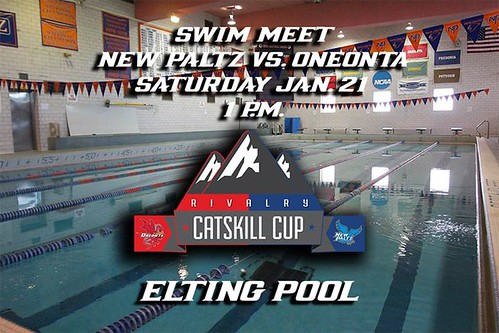 Swimming Hosts Catskill Cup Rival Oneonta Saturday 1/21 at 1 pm