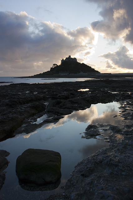 Reflected Sky, St Michael's Mount, Cornwall