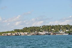 The town on the other side of the Wakatobi island