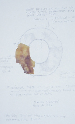 Filamore Alcon sketches from a fragment what the whole piece may have been like.

Filamore Alcon/Judy Flores
