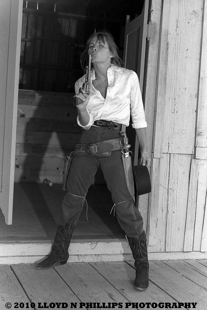 Cowgirl Black & White - Rancho Maria.