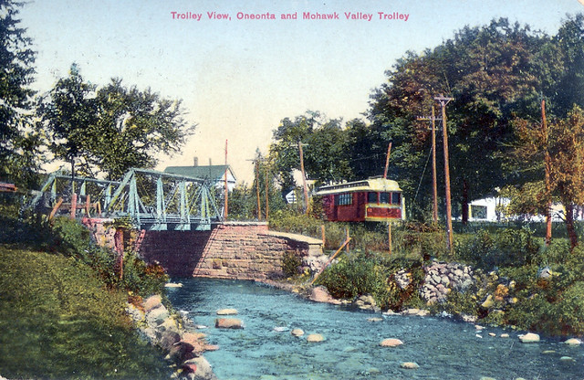 Trolley View, Oneonta and Mohawk Valley Trolley