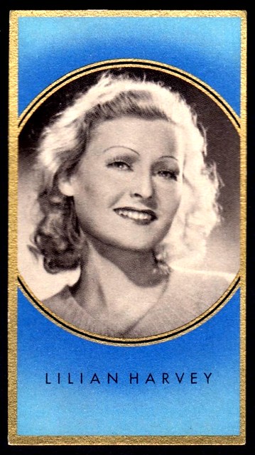 German Cigarette Card - Lilian Harvey