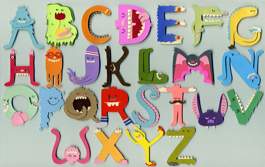 Monster Alphabet Wallpaper Jared Schorr Flickr