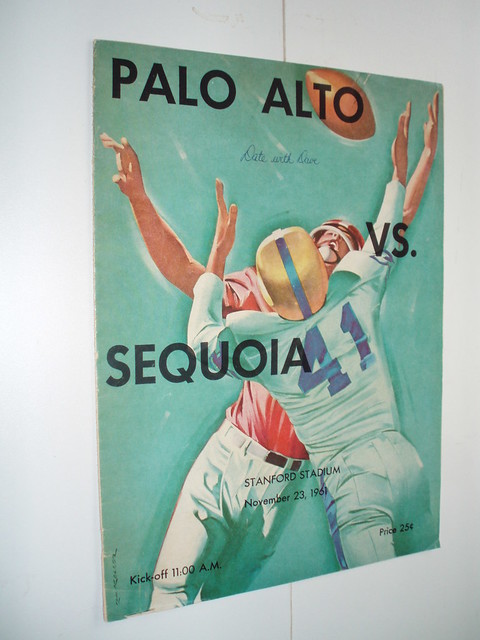 FOOTBALL PALO ALTO VS. SEQUOIA STANFORD STADIUM NOV. 23, 1961