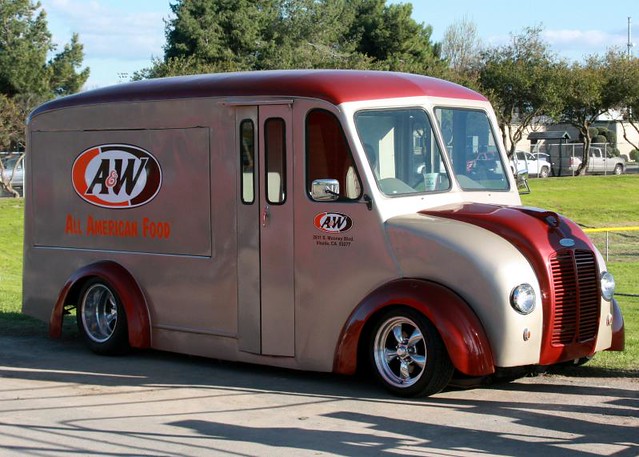 A&W Divco root beer truck