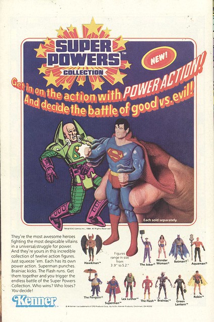 1984 Kenner ad for Super Powers figures