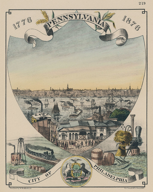 Pennsylvania, 1776-1876, City of Philadelphia, 1872.