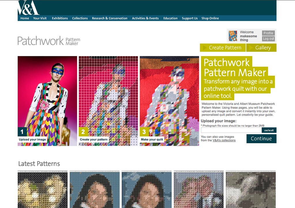 Patchwork Pattern Maker Makesomething Ca 2010 05 31 Patchw Flickr