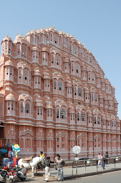 India, Jaipur, Hawa Mahal, Image 001