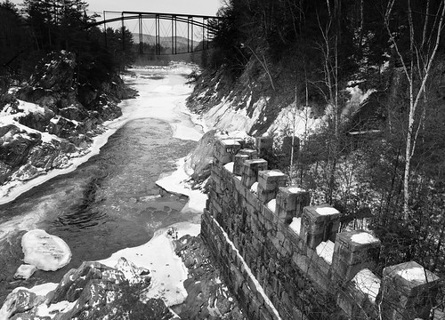 morning bridge winter bw snow mill abandoned water monochrome river landscape ruins nh e30 zd1260