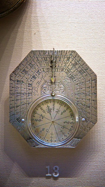 Silver Compass & Sundial