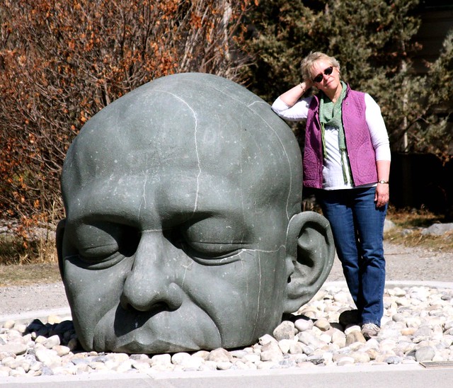 The 'Big Head' in Canmore, Alberta...