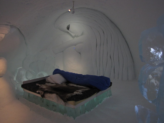 Bedroom-Ice Hotel-Jukkasjarvi-Sweden