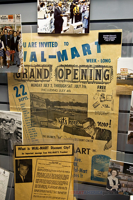 grand opening ad for first Wal-Mart store; Rogers, Arkansas - a photo on Flickriver