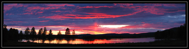 Panorama - after the sunset