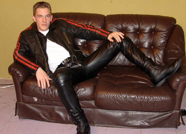 Lars in leather - a photo on Flickriver