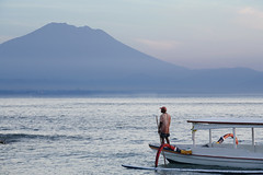 Fisherman and Volcano