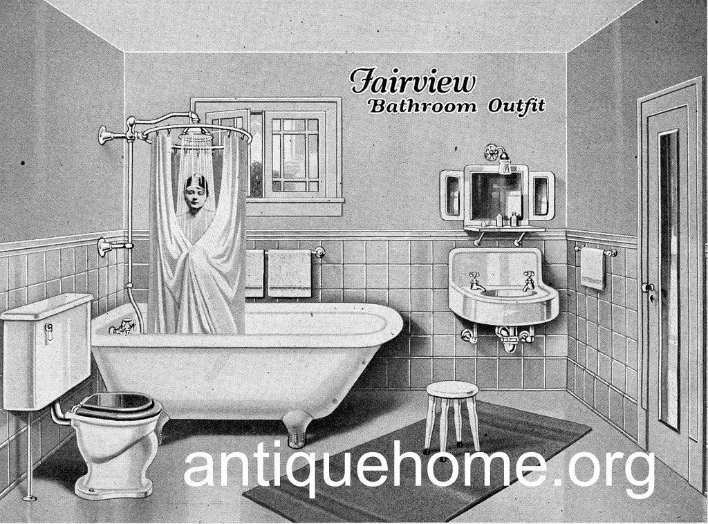 1920 Bath Design 1923 Bathroom Fixtures Available To Order Flickr