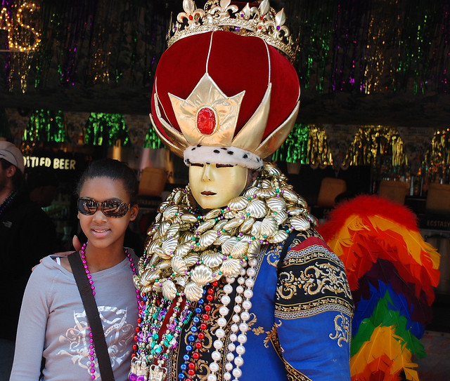 The King, French Quarter, Mardi Gras 2010, New Orleans