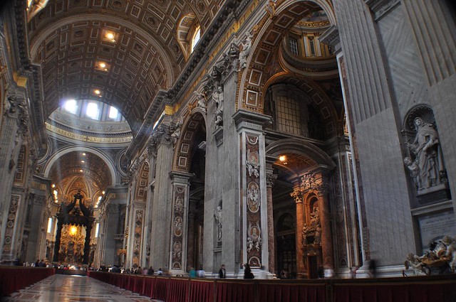 Inside St. Peter's Basilica (Vatican city)
