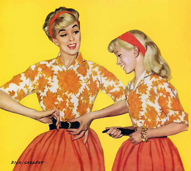 1958  wasp waist, artist- Dick Sargent, James Vaughan