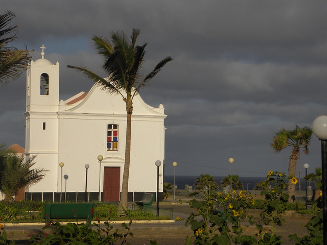 Eglise, Ponta do Sol, Ile de Santo Antao, Cap Vert.