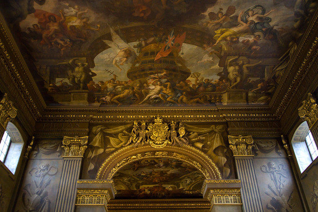 The Painted Hall,  Old Royal Naval College, Greenwich
