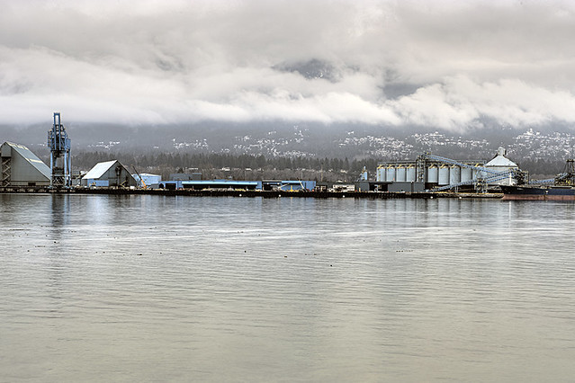 View of North Vancouver from Lumberman's Arch HDR