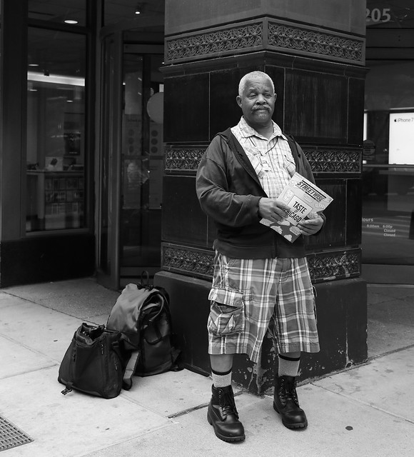 Street Wise Vendor - Downtown Chicago - 03 Jul 2017 - 7D II - 004 copy