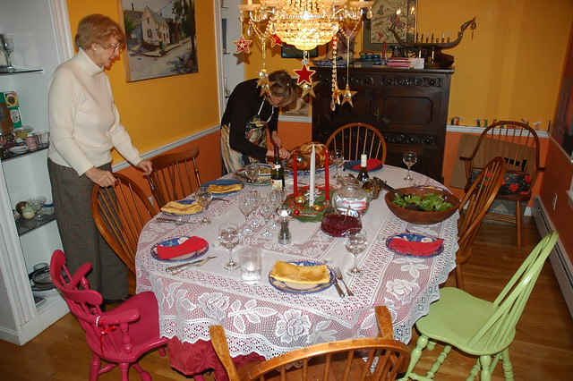 Christmas Dinner - Table Setting