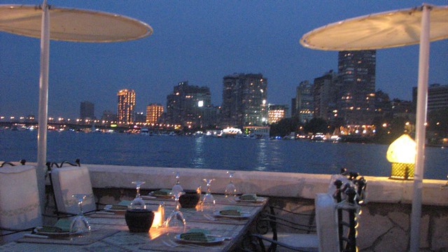 Tip of Gezira Island Looking S on Nile