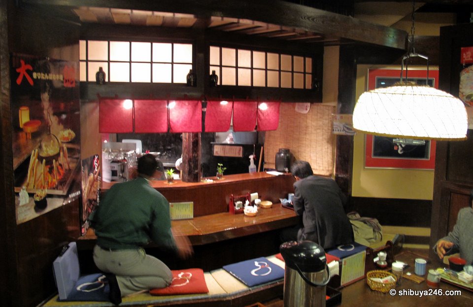 The counter area had a good rustic feel to it. You could probably find a lot of places to eat like this in the countryside as well.