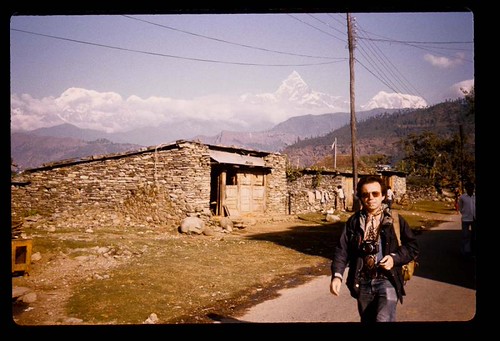 David in Nepal under Fishtail | by The Swedish Advisor