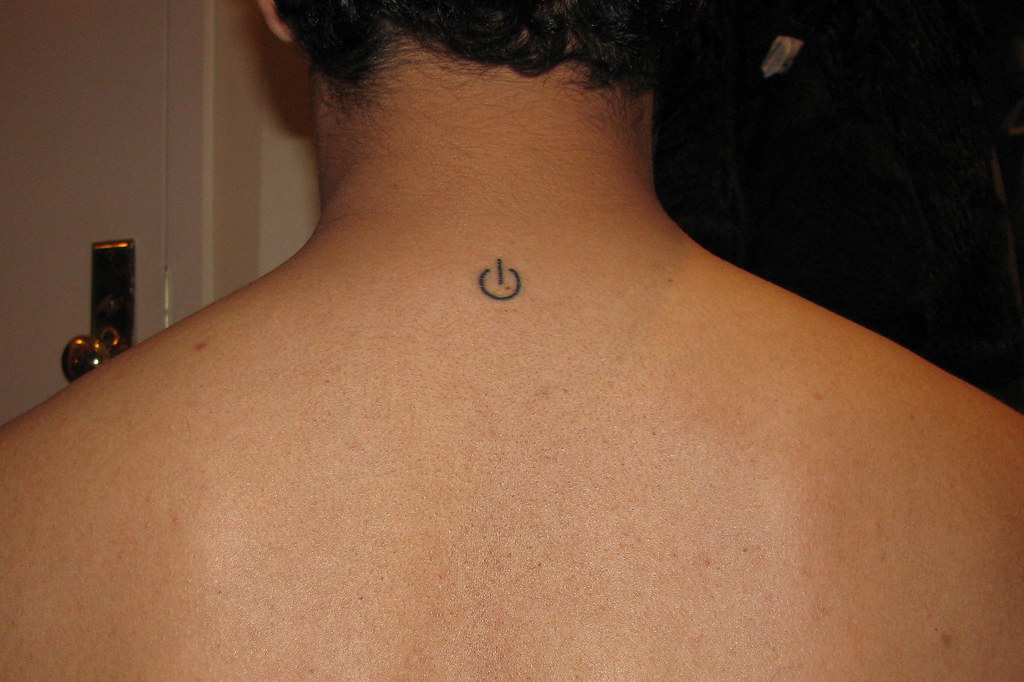 Power Button Tattoo | 12 days later. Healing nicely :) You d… | Flickr