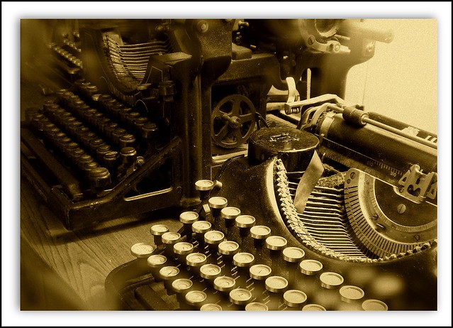 Typewriters.