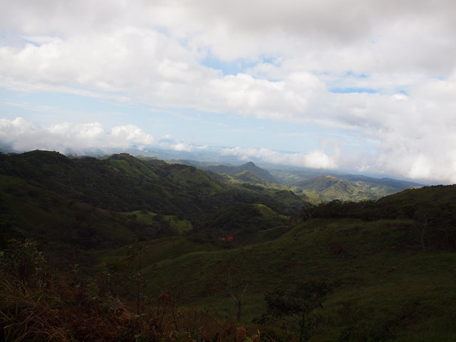 Driving down the hills from Monteverde, Costa Rica