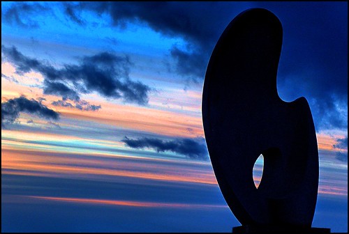 sunset sky sculpture clouds colours sweden stockholm anawesomeshot vanagram